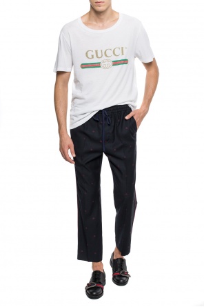 T-shirt z paskiem 'web', zdjęcie 2 T-shirt z paskiem 'web' od Gucci